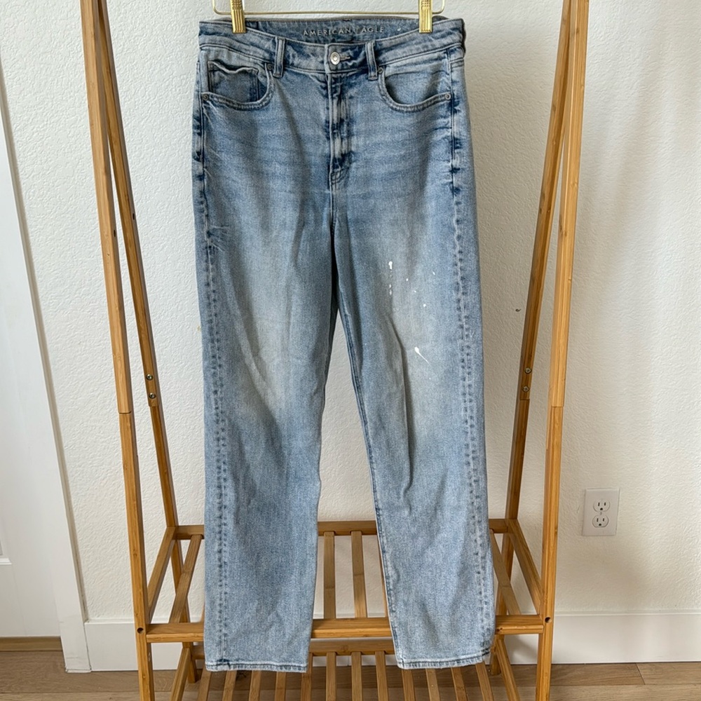 staple faded blue jeans